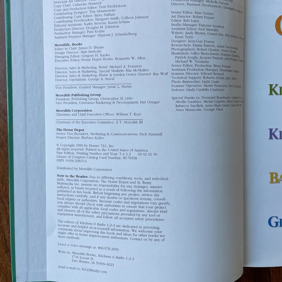 Home Depot Kitchens & Baths 1-2-3 Book - Picture 4 of 10